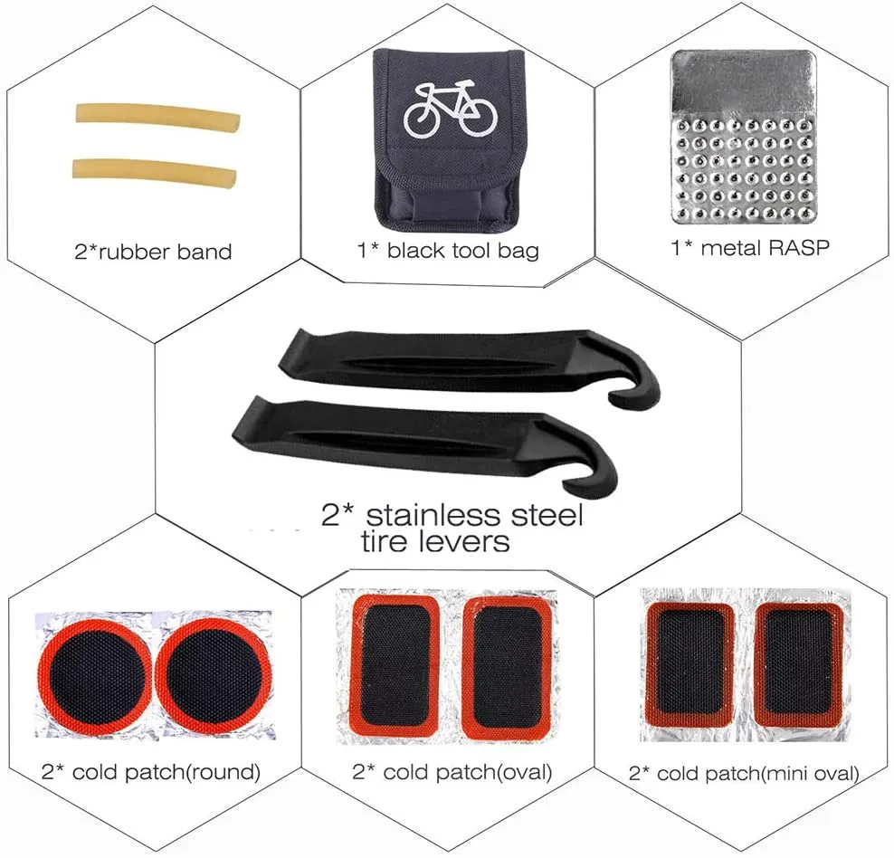 16 in 1 Multi-Function Bicycle Repair Kit