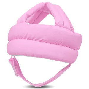 Baby Head Protector Baby Helmet for Crawling Walking, No Bumps Safety Head Adjustable Protective Cap for Walking, Playing (Pink)