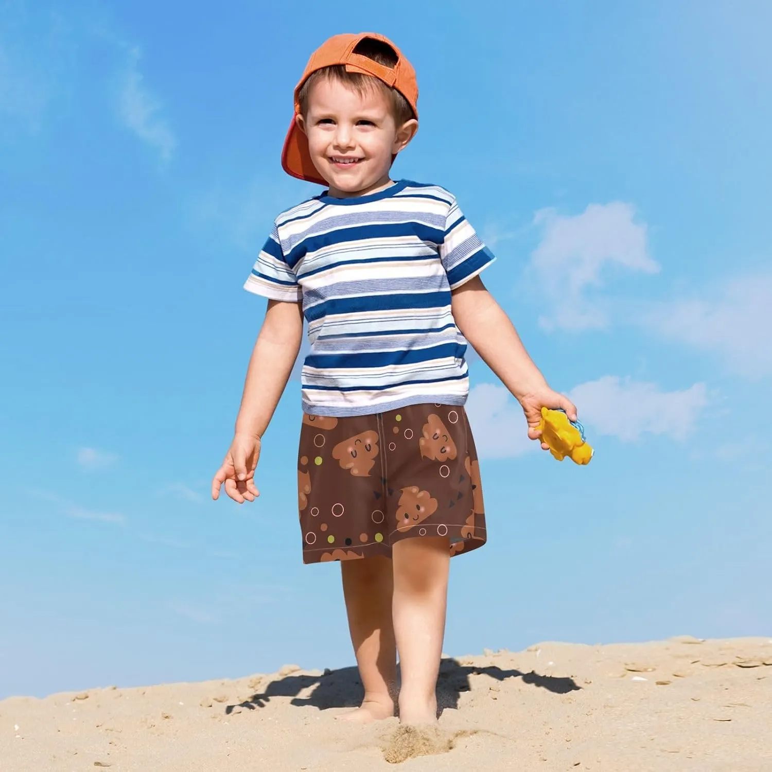 Boys' Board Shorts with Compression Liner Quick Dry Boys Swim Trunks Casual Shorts 4-13Y