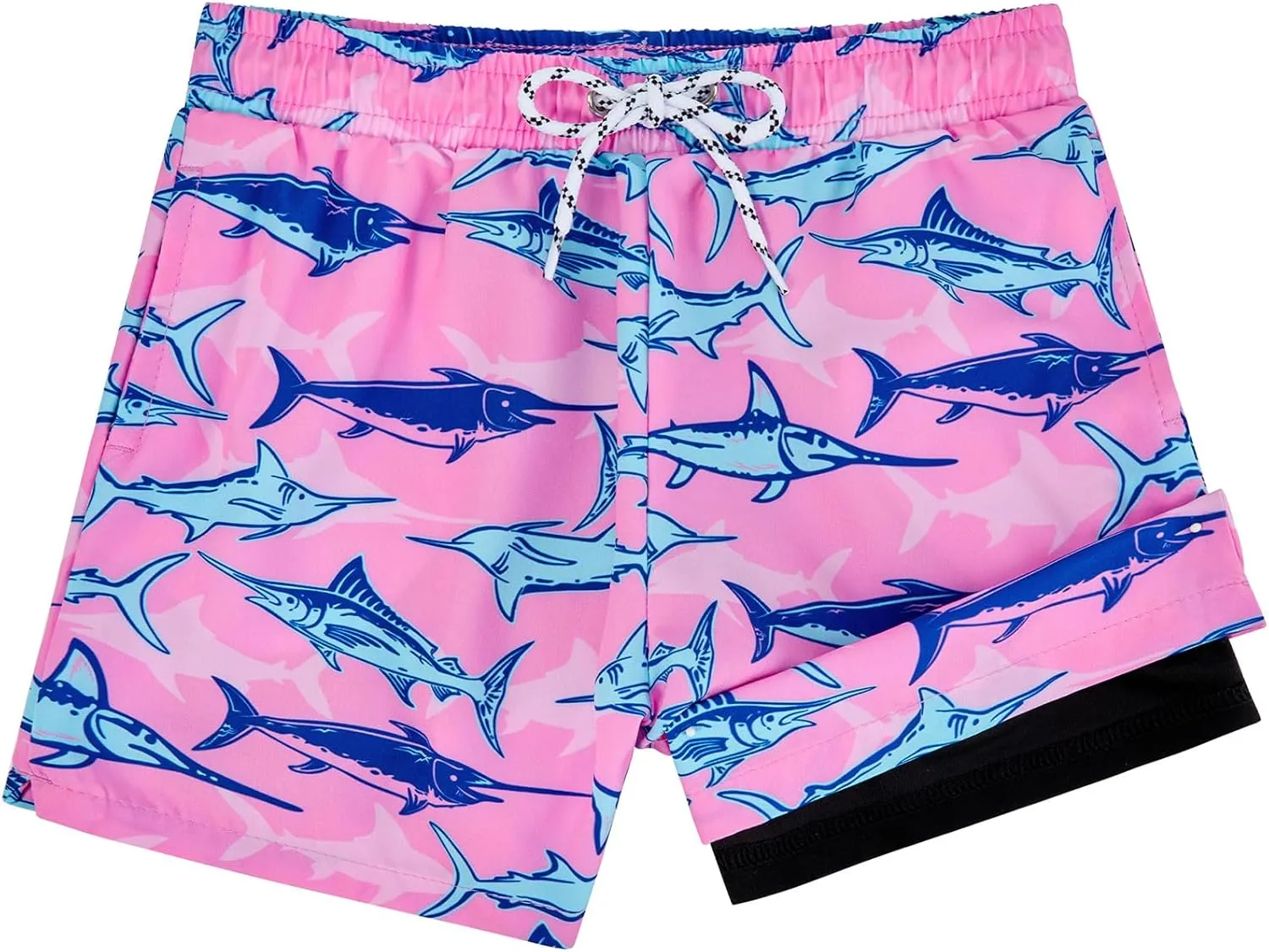 Century Star Boys Swim Trunks with Boxer Brief Liner Boys Swimwear Quick Dry Bathing Suit Toddler Swim Trunks