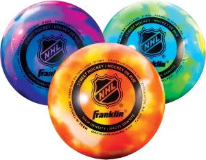 Franklin Sports NHL Street Hockey Balls - No Bounce Outdoor Street   Roller Hockey Balls - Official Size for Youth   Adult Street Hockey - Assorted Colors - 1, 2, 3, and 15 Bulk Packs