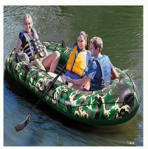 Green Inflatable Sport Travel Outdoor Water Rafting Inflatable Fishing Inflatable