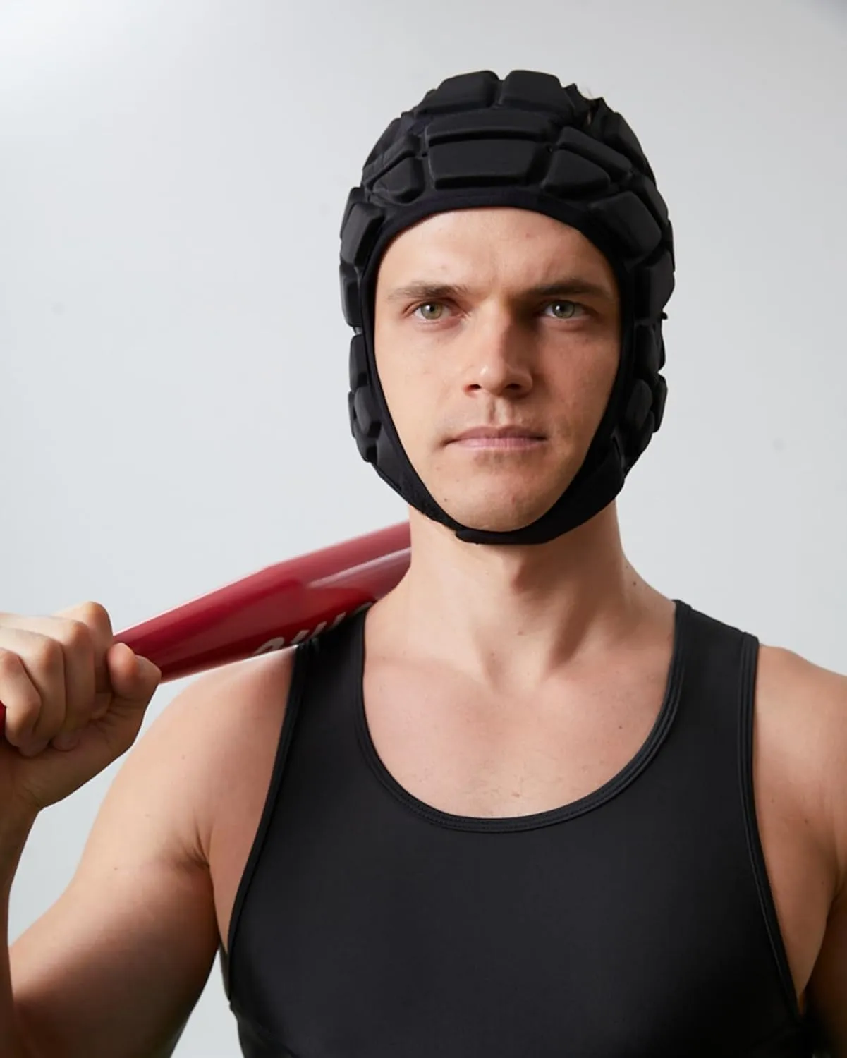Padded Rugby Helmet Protective Soft Shell Headgear for Hockey Football Soccer Goalie