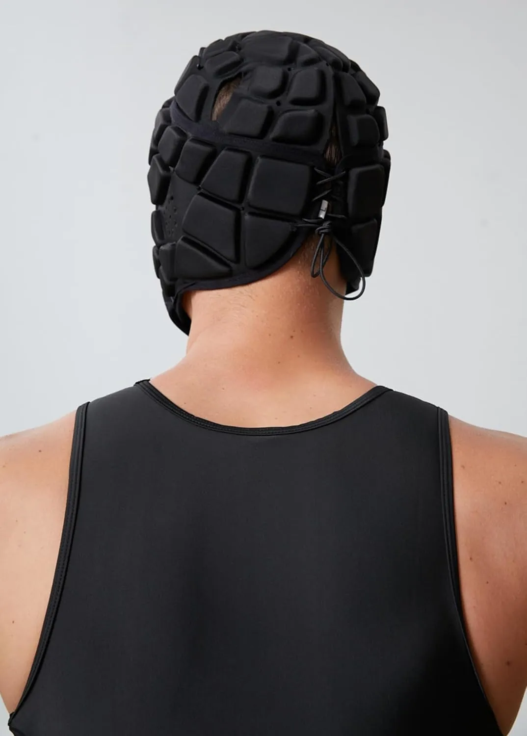 Padded Rugby Helmet Protective Soft Shell Headgear for Hockey Football Soccer Goalie