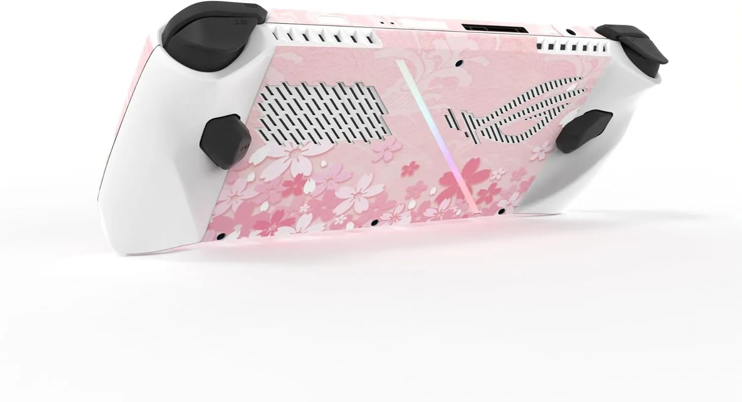 PlayVital 2 Set Protective Skin Decal for ROG Ally, Custom Stickers Vinyl Wraps for ROG Ally Handheld Gaming Console - Cherry Blossoms Petals