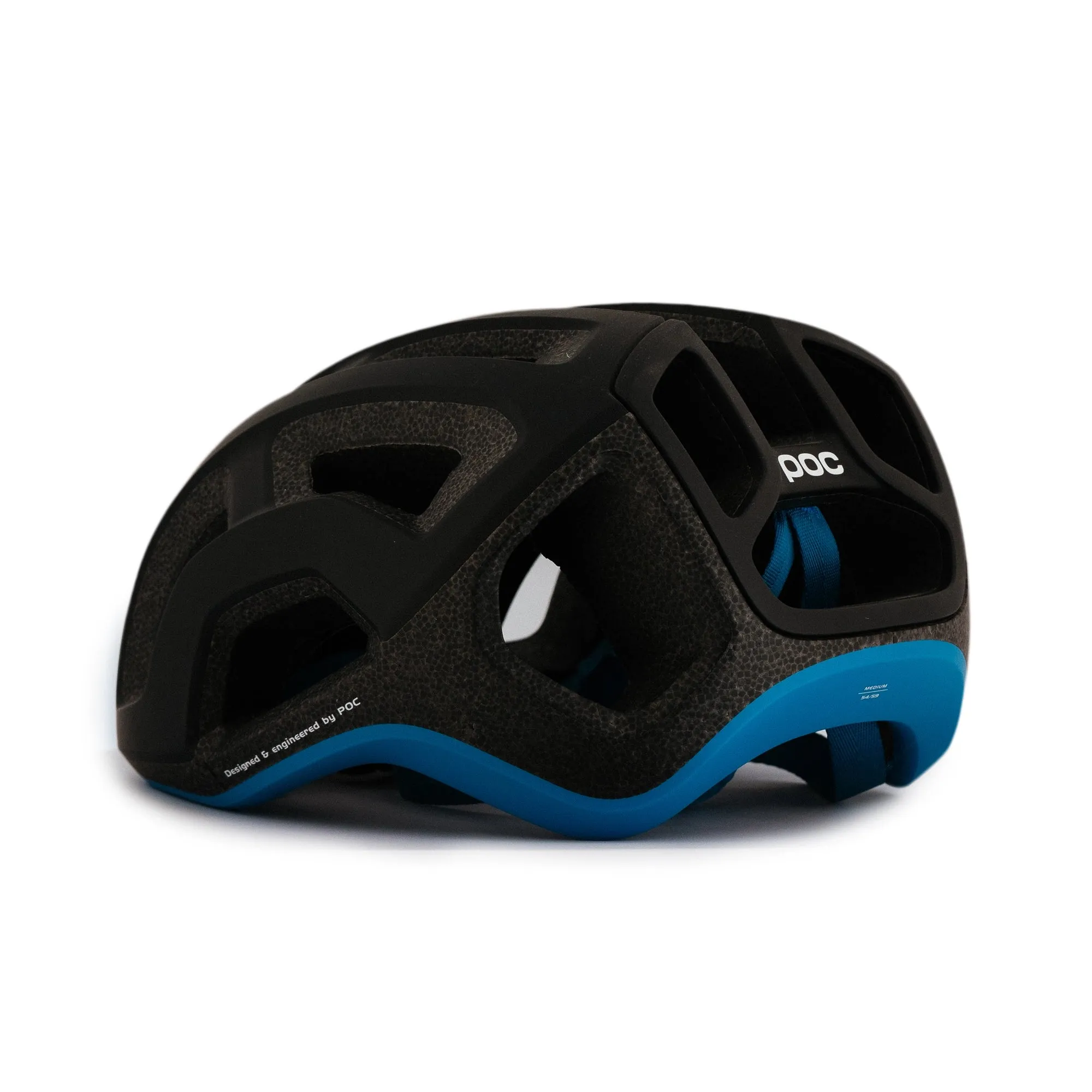 POC Ventral Lite - Uranium Black / Basalt Blue Matt