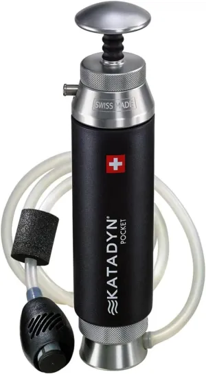 Pocket Water Filter for Backpacking, Group Camping & Emergency Preparedness
