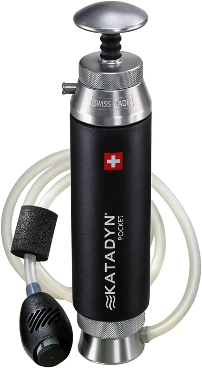 Pocket Water Filter for Backpacking, Group Camping & Emergency Preparedness