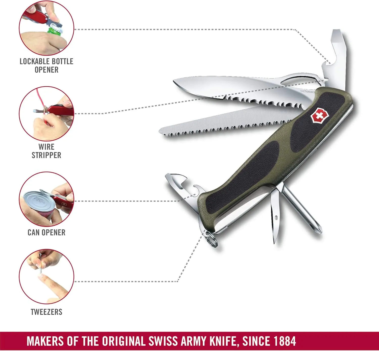 Victorinox Swiss Army RangerGrip 178 Multi-tool Pocket Knife