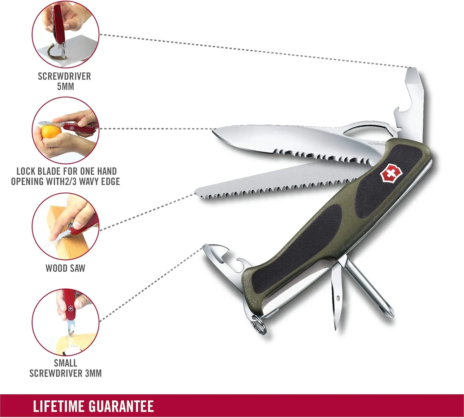 Victorinox Swiss Army RangerGrip 178 Multi-tool Pocket Knife