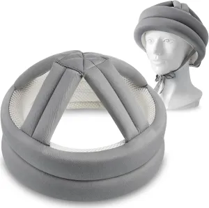 Woanger Anti Fall Elder Head Safety Helmet Thick Soft Protective Hat Adjustable Seniors Fall Prevention Head Protection Cap Breathable Elderly Helmet for Injury Shock Protection
