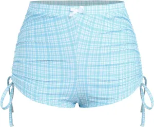 ZAFUL Women's Swim Shorts High Waisted Bow Gingham Floral Print Boyshorts Bathing Suit Swimsuit Bottoms Board Shorts